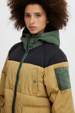 ICHI Wintermantels Wintermantel BUNALA Dames Gemengde Kleuren -Winterkledingwinkel Voor Dames 748ea12b8a310f98a46aea47988923f9