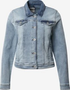 ICHI Spijkerjasjes Tussenjas IHSTAMPE JA Dames Blauw