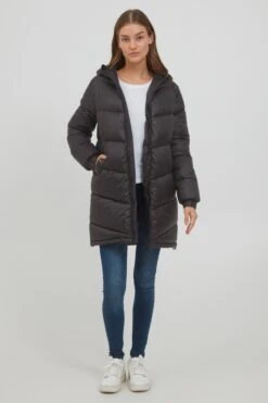 OXMO Wintermantels Wintermantel Tabata Dames Zwart -Winterkledingwinkel Voor Dames 7997acc68fe8c2816ab32337e2660e81