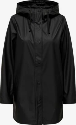 ONLY Regenjassen Functionele Jas Dames Zwart