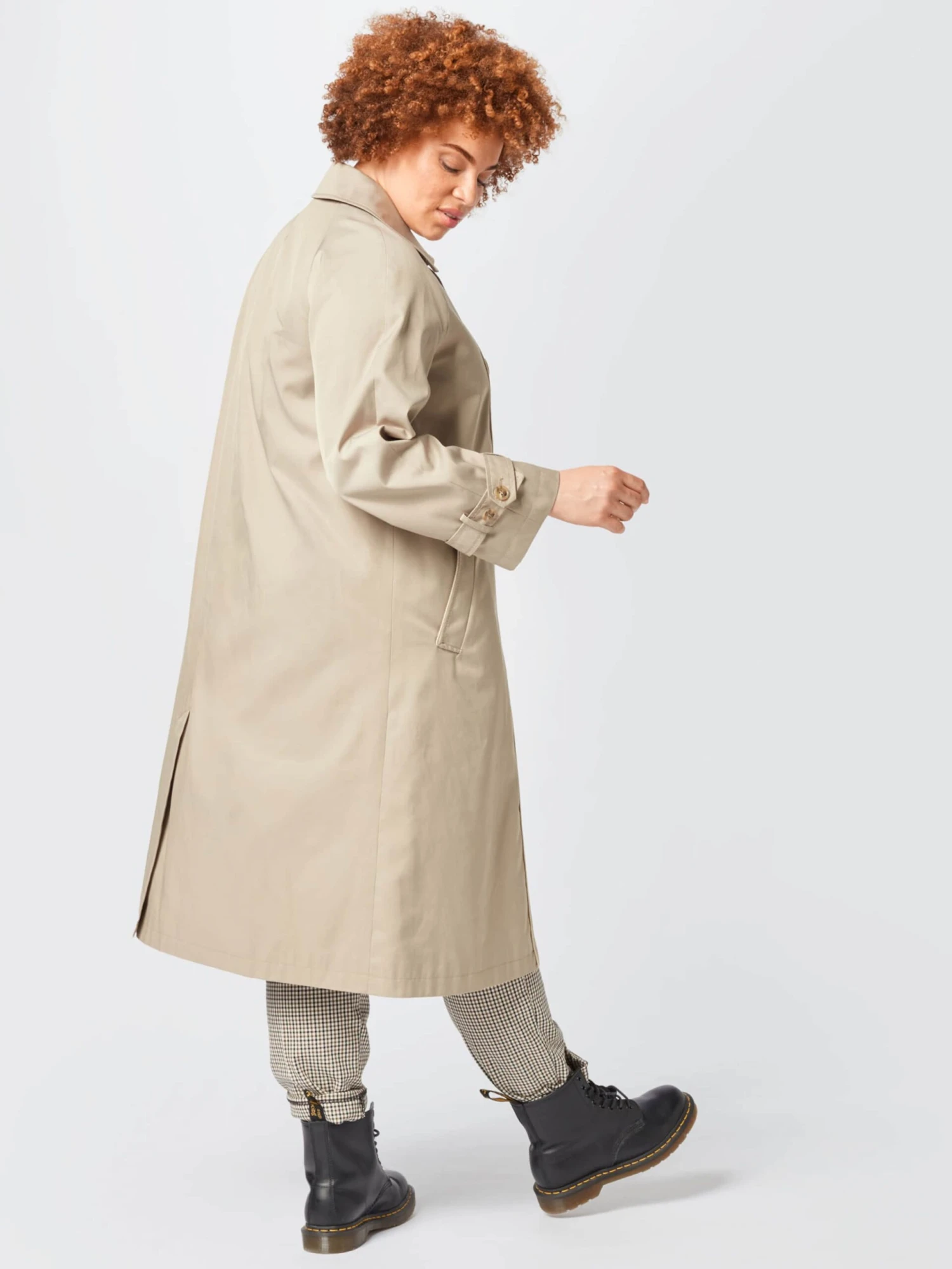 PERSONA BY MARINA RINALDI Trenchcoats Tussenmantel TIMO Dames Lichtbeige 6 PERSONA BY MARINA RINALDI Trenchcoats Tussenmantel TIMO Dames Lichtbeige - Afbeelding 4