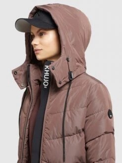 Khujo Wintermantels Wintermantel Huba Dames Lila -Winterkledingwinkel Voor Dames 7e2c7d67445b10d9430904461fa7bc71