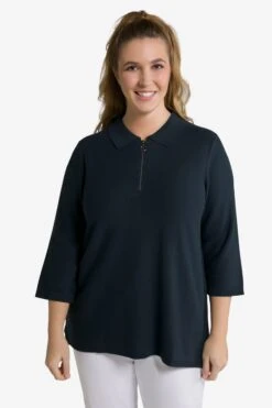 Ulla Popken Lange Truien Trui Dames Marine -Winterkledingwinkel Voor Dames 808e2b732d2ebf9d819fa34332011d8a