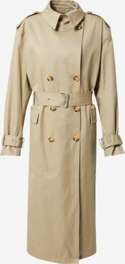 Han Kjøbenhavn Trenchcoats Tussenmantel Dames Beige