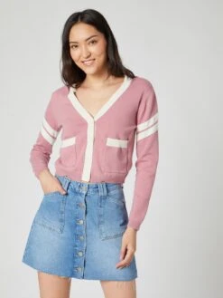 Vesten Gebreid Vest Inga Dames Rosa -Winterkledingwinkel Voor Dames 83760013aec5adf940ff0d04df117fbf