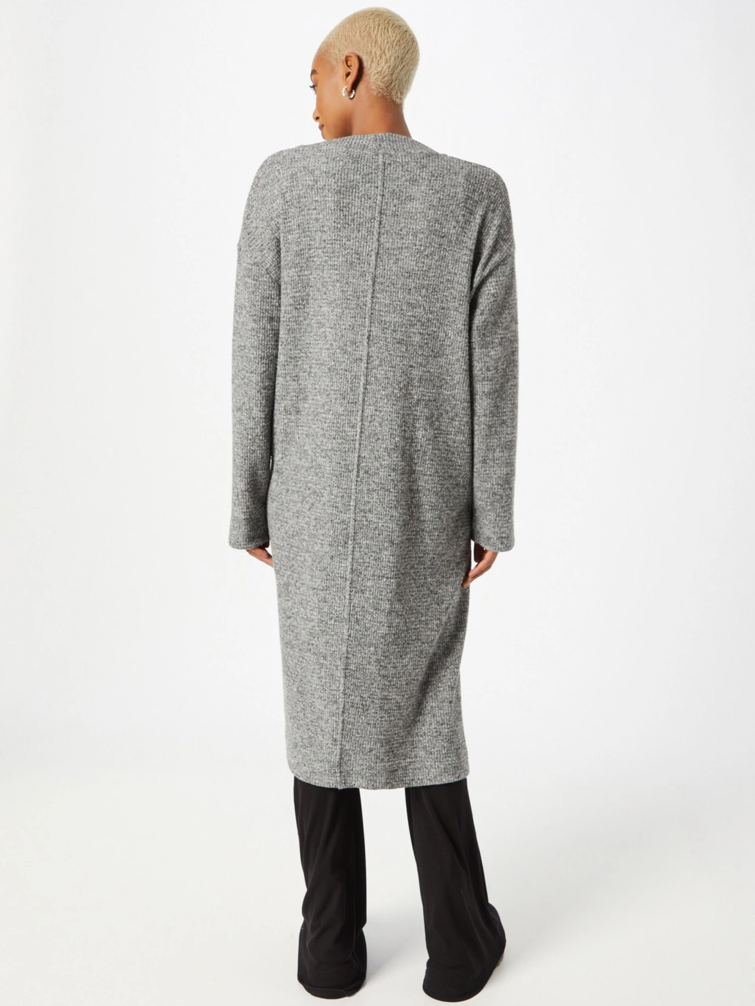 ESPRIT Lange Vesten Gebreide Mantel Dames Donkergrijs 6 ESPRIT Lange Vesten Gebreide Mantel Dames Donkergrijs - Afbeelding 4