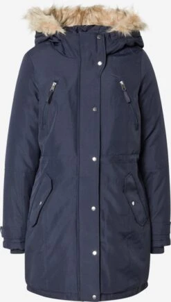 Vero Moda Parkas Winterparka TRACK Dames Donkerblauw