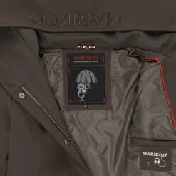 Marikoo Regenmantels Functionele Mantel Mayleen Dames Bruin -Winterkledingwinkel Voor Dames 84bbf8097d0b404740b6e0ae3c1c2407