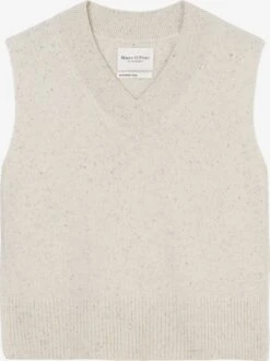 Marc O'Polo Fijngebreide Truien Trui Dames Offwhite