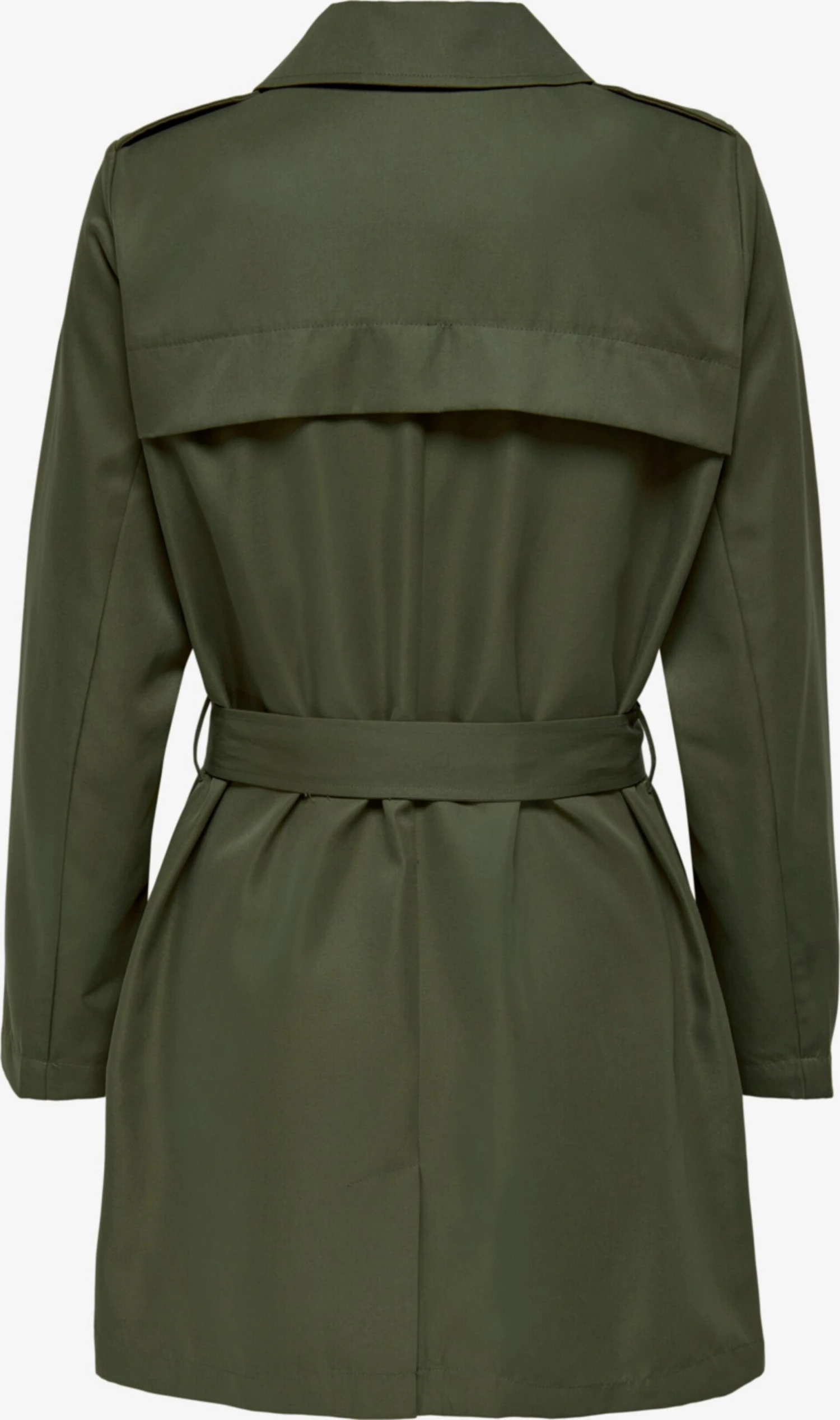 ONLY Korte Mantels Tussenmantel Dames Olijfgroen 4 ONLY Korte Mantels Tussenmantel Dames Olijfgroen - Afbeelding 2