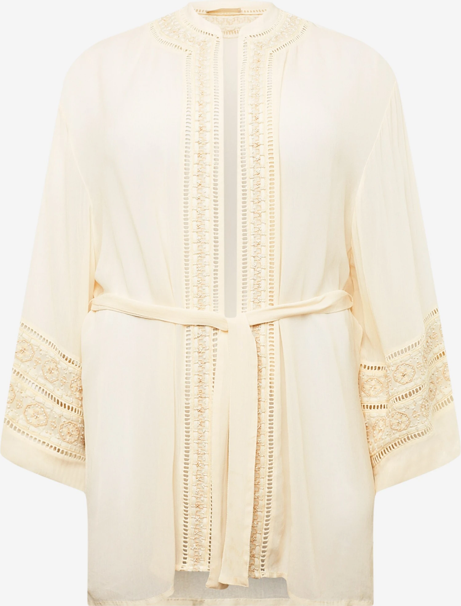 Ponchos & Kimonos Kimono Pernilla Dames Crème 3 Ponchos & Kimonos Kimono Pernilla Dames Crème