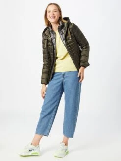 Gil Bret Donsjassen Winterjas Dames Kaki -Winterkledingwinkel Voor Dames 85ddb934768670fa3cdd1b4cf488d58f