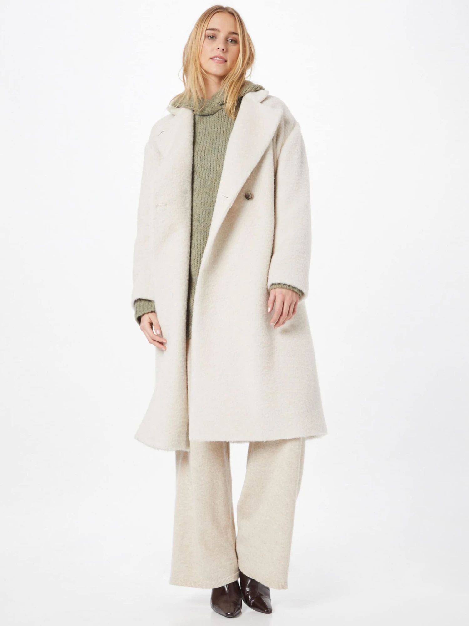 Hoodies Trui Dames Olijfgroen 7 Hoodies Trui Dames Olijfgroen - Afbeelding 5