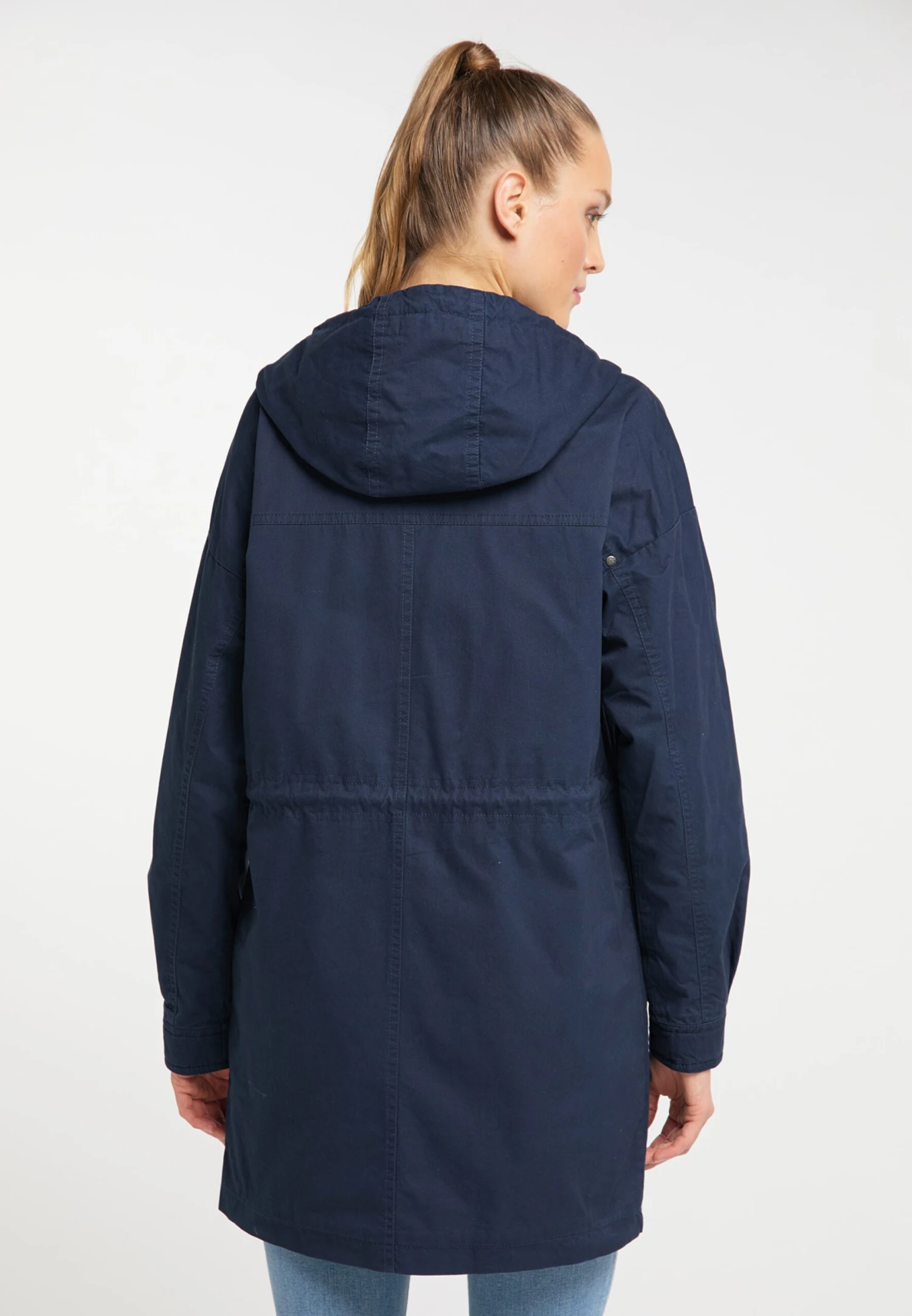 Dreimaster Parkas Tussenparka Dames Donkerblauw 6 Dreimaster Parkas Tussenparka Dames Donkerblauw - Afbeelding 4