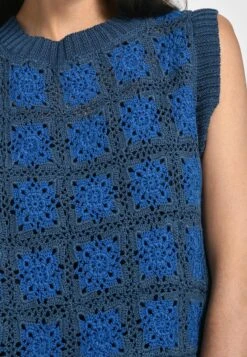 Truien Zonder Mouwen Trui Dames Blauw -Winterkledingwinkel Voor Dames 8a16652da19ccff077e34e3b8681f5b1