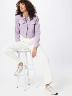 RIVER ISLAND Spijkerjasjes Tussenjas Valencia Dames Lichtlila -Winterkledingwinkel Voor Dames 8c0b0674dad1f646d23a940f0881850d