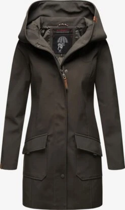 Marikoo Regenmantels Functionele Mantel Mayleen Dames Bruin