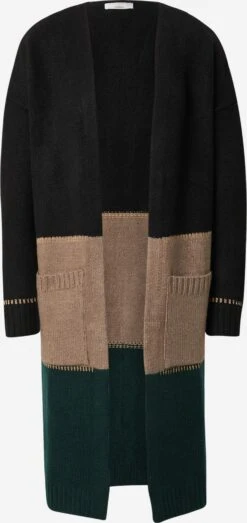 Lange Vesten Gebreide Mantel Adriana Dames Gemengde Kleuren