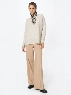Vero Moda Oversized Truien Oversized Trui LEFILE Dames Beige Gemêleerd -Winterkledingwinkel Voor Dames 8e11b515e6c1ea1d6bb023853fa19598