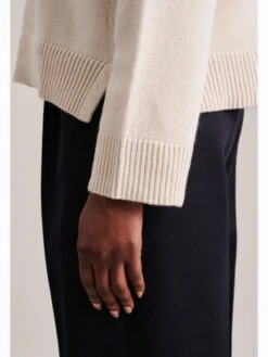 Seidensticker Basic Truien Trui Dames Ecru -Winterkledingwinkel Voor Dames 8e98d9eb9d7e15c4987c5dde8d2442d8