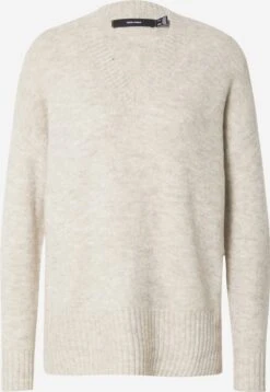 Vero Moda Oversized Truien Oversized Trui LEFILE Dames Beige Gemêleerd