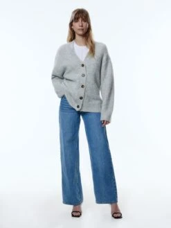 EDITED Vesten Gebreid Vest Peyton Dames Grijs -Winterkledingwinkel Voor Dames 91bd87d52b2a1635b816aec715524dfc