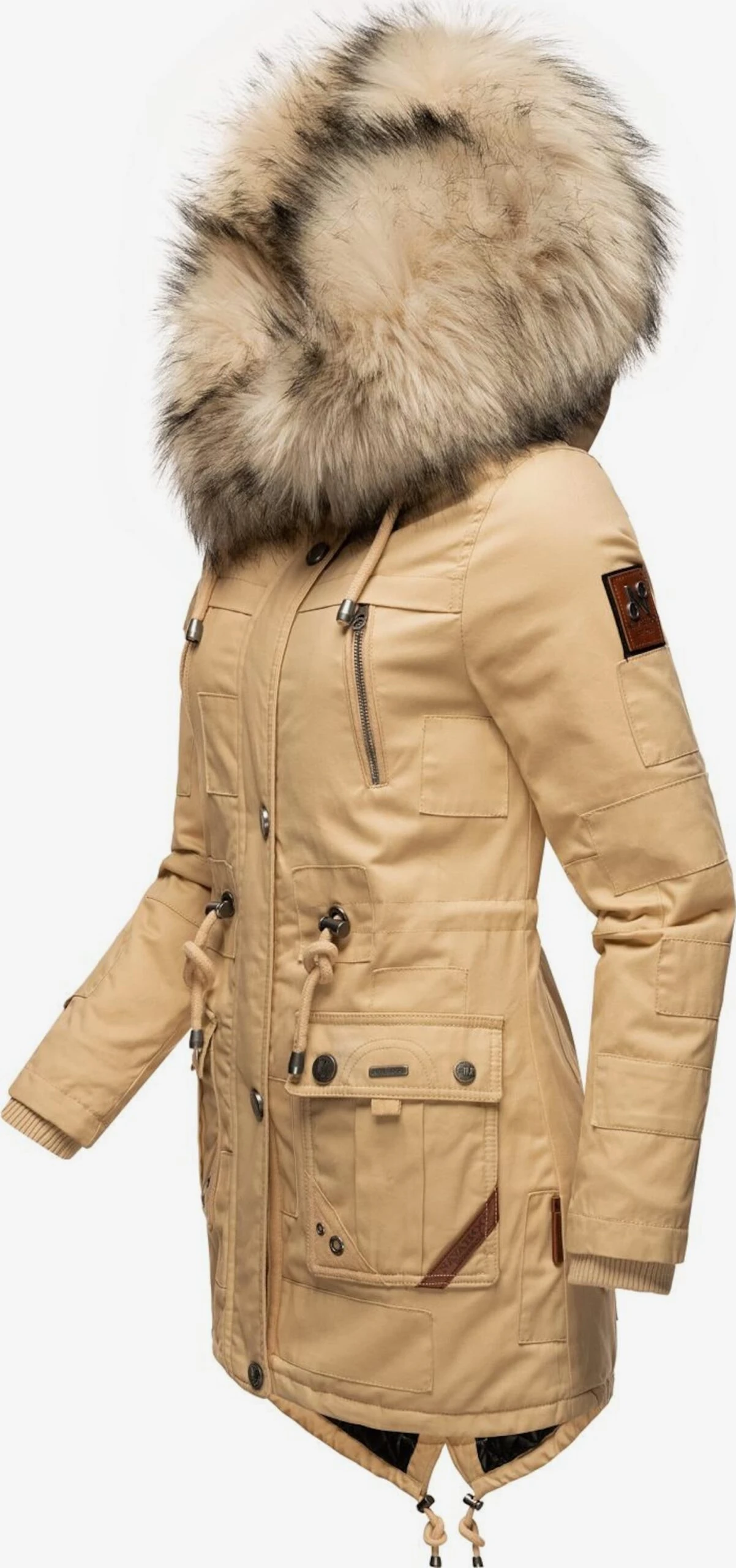 Navahoo Parkas Winterparka Honigfee Dames Lichtbeige 4 Navahoo Parkas Winterparka Honigfee Dames Lichtbeige - Afbeelding 2