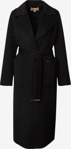 MICHAEL Michael Kors Wollen Mantels Tussenmantel Dames Zwart
