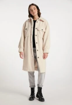 MyMO Tussenmantels Tussenmantel Dames Wolwit -Winterkledingwinkel Voor Dames 947e33926b044ecb767fe51150e266f4