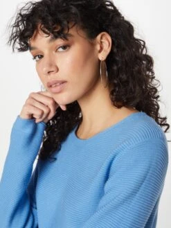 Tom Tailor Basic Truien Trui Dames Lichtblauw -Winterkledingwinkel Voor Dames 94d0f93020d9a664e0892550904df9a4