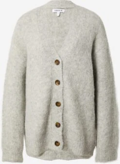 EDITED Vesten Gebreid Vest Peyton Dames Grijs