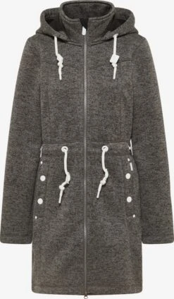 ICEBOUND Outdoor Jassen Fleece Jas Dames Grijs Gemêleerd