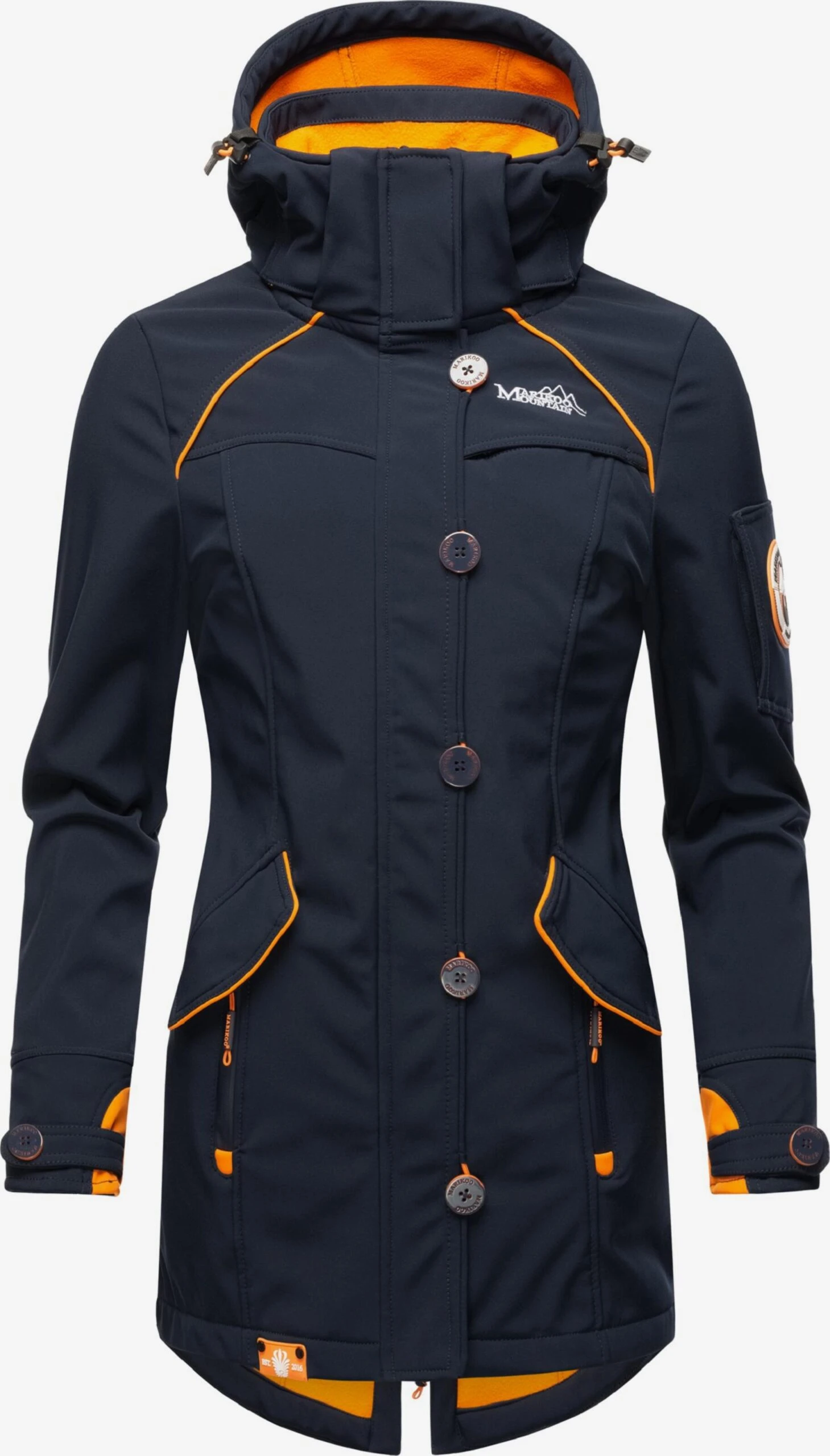 Marikoo Outdoor Jassen Functionele Jas Soulinaa Dames Navy 3 Marikoo Outdoor Jassen Functionele Jas Soulinaa Dames Navy