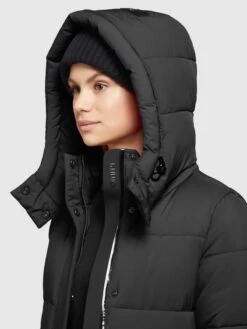 Khujo Wintermantels Wintermantel EMORIA MATT Dames Zwart -Winterkledingwinkel Voor Dames 97bc7212f7163d7b9bd1d5b9e2ee03ce