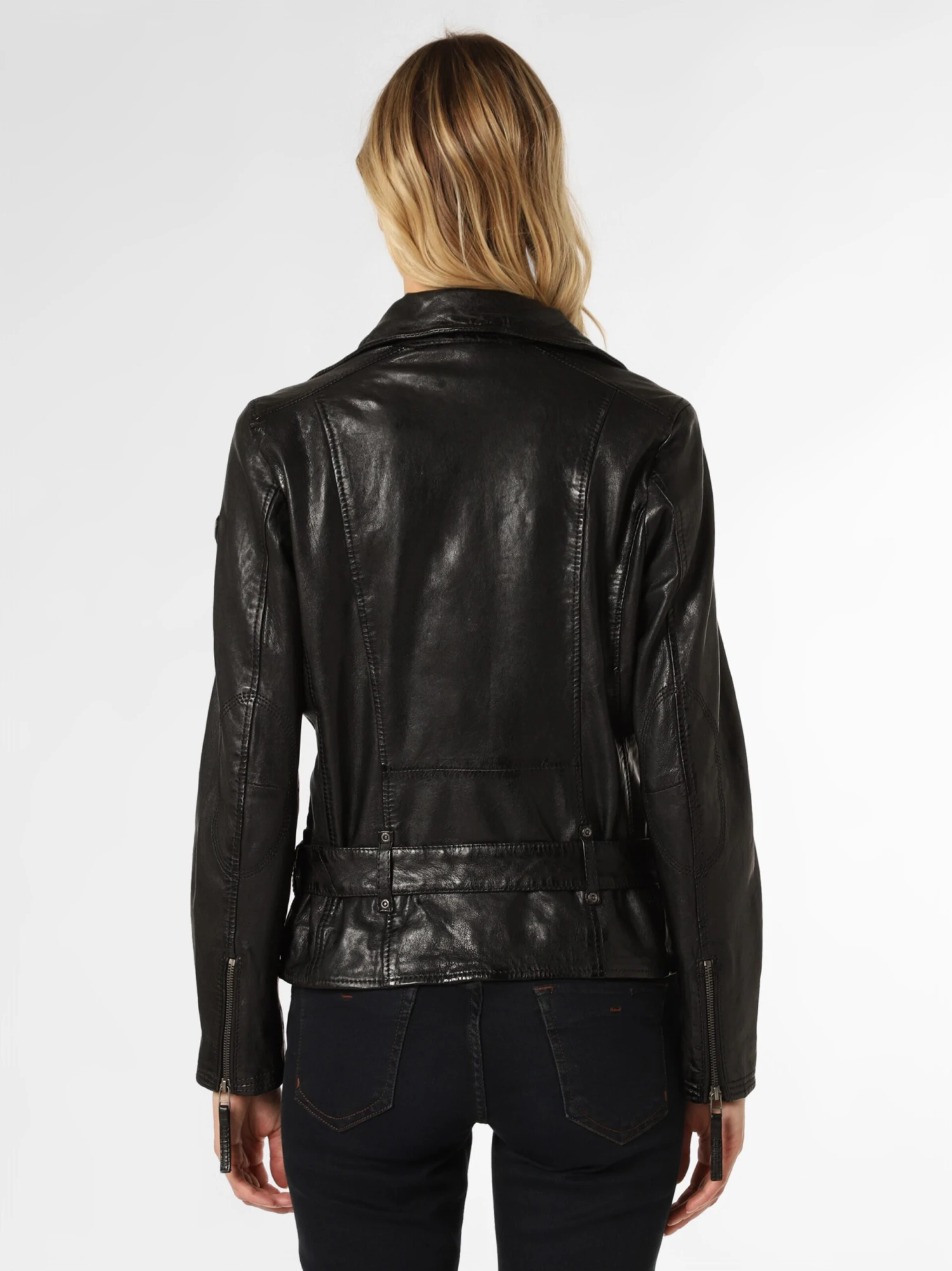 GIPSY Leren Jassen Tussenjas Legra Dames Zwart 4 GIPSY Leren Jassen Tussenjas Legra Dames Zwart - Afbeelding 2