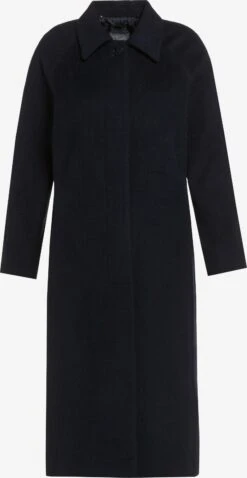Ulla Popken Wollen Mantels Wintermantel Dames Marine