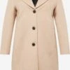 Wollen Mantels Tussenmantel NEW SASJA Dames Beige Gemêleerd