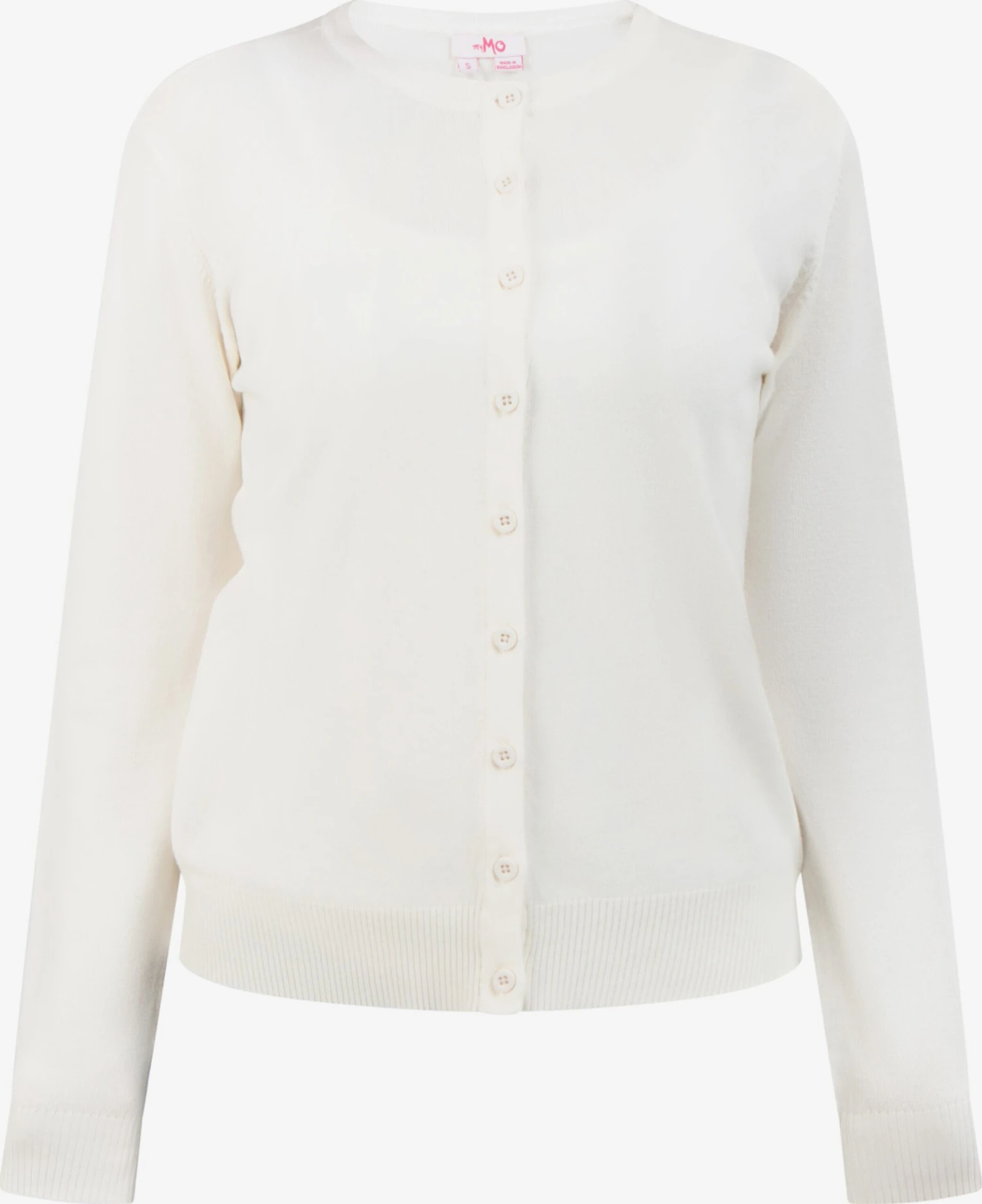 MyMO Vesten Gebreid Vest Dames Wolwit 3 MyMO Vesten Gebreid Vest Dames Wolwit