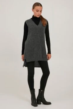 Truien Zonder Mouwen Trui PZASTRID Dames Grijs -Winterkledingwinkel Voor Dames 9b30b79c88e58ab057b510d65693af8e