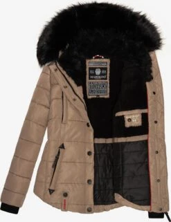 Marikoo Gewatteerde Jassen Winterjas Lotusblüte Dames Bruin -Winterkledingwinkel Voor Dames 9f6d2716a7ad42d6f791b010ef7aaf16