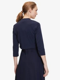 Vera Mont Boleros Bolero Dames Navy -Winterkledingwinkel Voor Dames a013125633c1f9d312b9905e5f11bd94