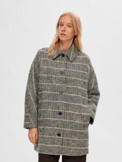 Selected Femme Wollen Mantels Tussenmantel Dames Gemengde Kleuren -Winterkledingwinkel Voor Dames a10f2b10add3bcf948b693565d9f0d38