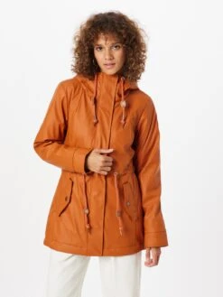 Ragwear Parkas Tussenparka MONADIS Dames Cognac -Winterkledingwinkel Voor Dames a12385bb020e4cfb02788688e583eed7
