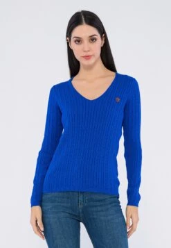 Basic Truien Trui MANON Dames Blauw -Winterkledingwinkel Voor Dames a1f8a2738e56506073a9053f03d486b0
