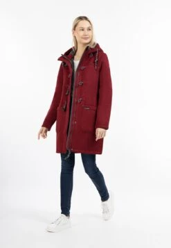 Schmuddelwedda Duffelcoats Tussenmantel Dames Merlot -Winterkledingwinkel Voor Dames a3252b7cca92528fa9c9246ebc03ca53