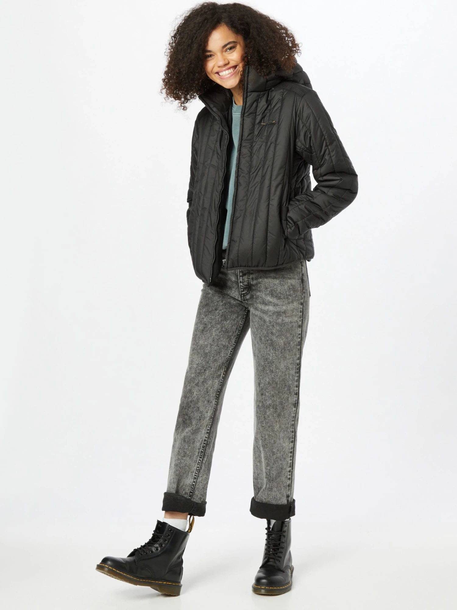 G-Star Raw Gewatteerde Jassen Tussenjas Dames Zwart 11 G-Star Raw Gewatteerde Jassen Tussenjas Dames Zwart - Afbeelding 9