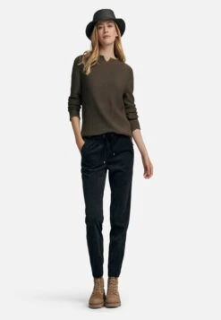 Basic Truien Trui Dames Olijfgroen -Winterkledingwinkel Voor Dames a7c46d996b670f456bb203cc92efe3a4