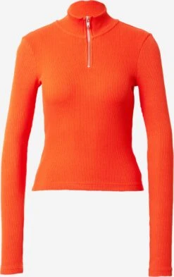 WEEKDAY Coltruien Trui Ika Dames Donkeroranje