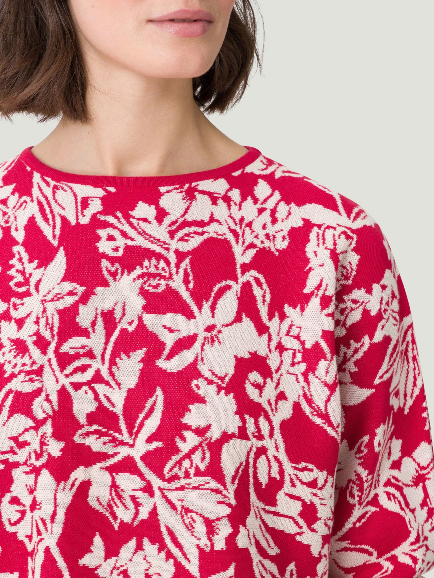 Zero Lange Truien Trui Dames Rood 7 Zero Lange Truien Trui Dames Rood - Afbeelding 5