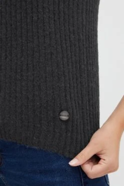 OXMO Truien Zonder Mouwen Trui Salis Dames Zwart -Winterkledingwinkel Voor Dames a90956fa236248dd45bf01fcf87ee392